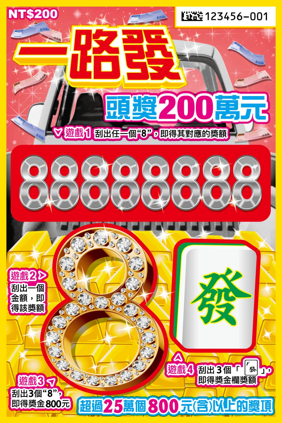 馬年刮刮樂攻略｜一路發