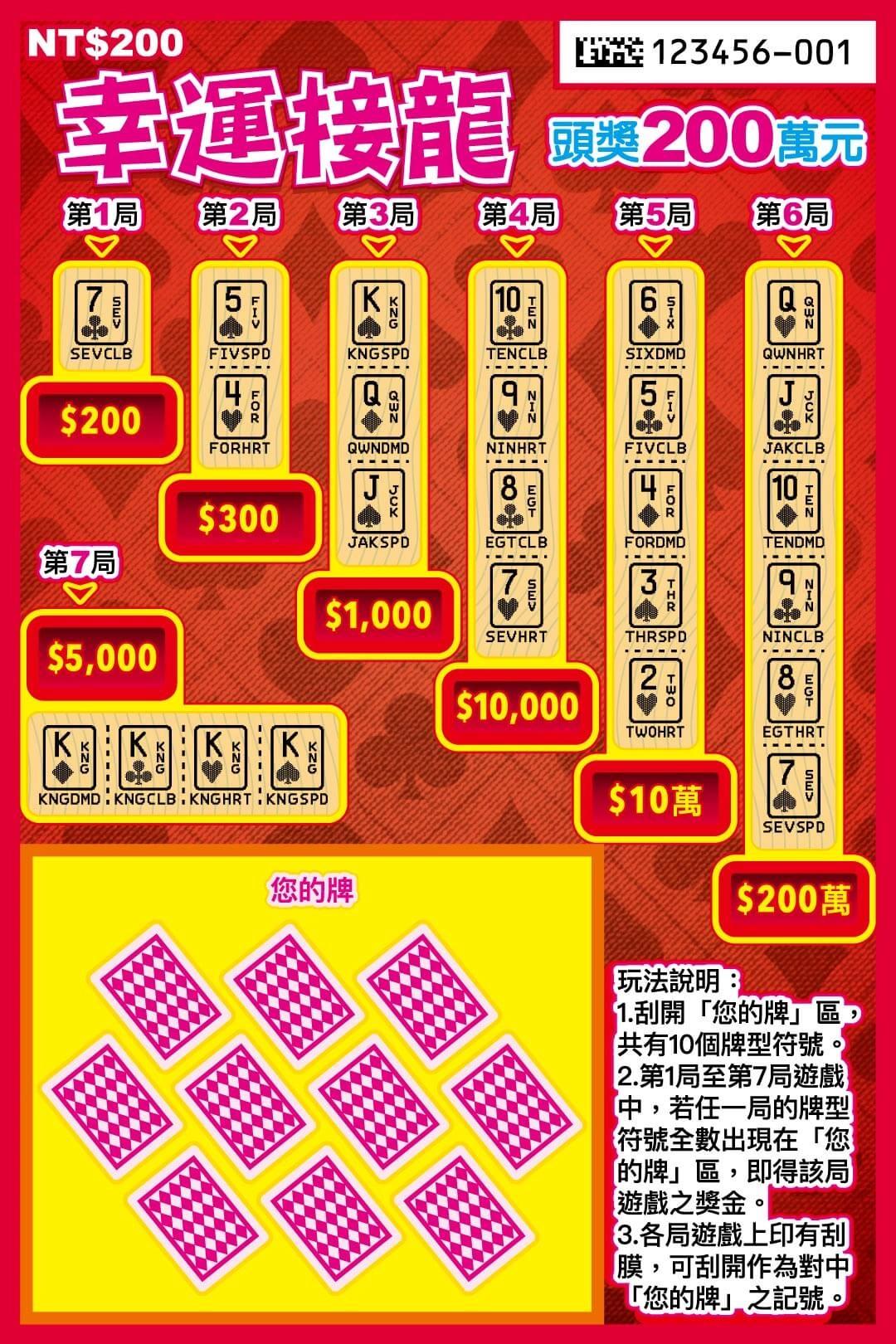 馬年刮刮樂攻略｜幸運接龍