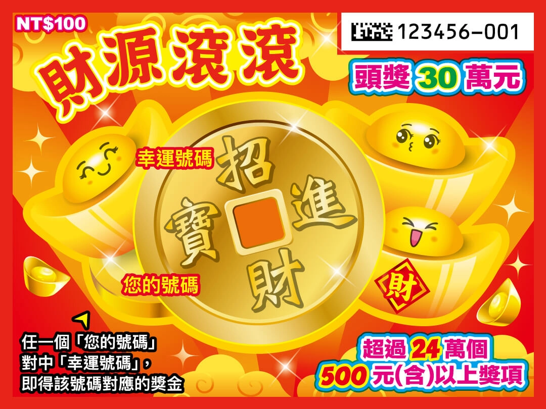 馬年刮刮樂攻略｜財源滾滾