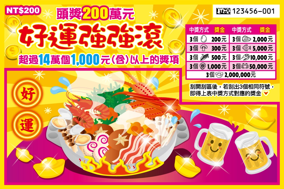 馬年刮刮樂攻略｜好運強強滾