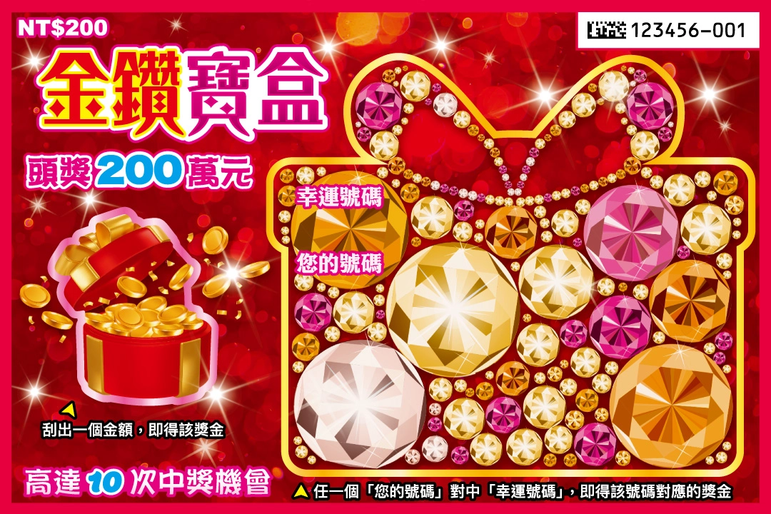 馬年刮刮樂攻略｜金鑽寶盒
