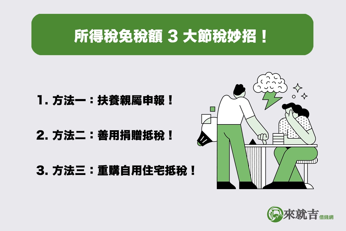 2025 所得稅免稅額 3 大節稅妙招,你用對了嗎?