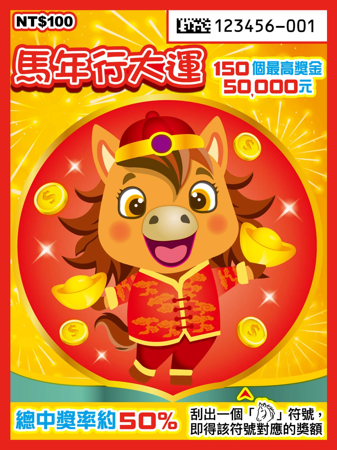 馬年刮刮樂攻略｜馬年行大運