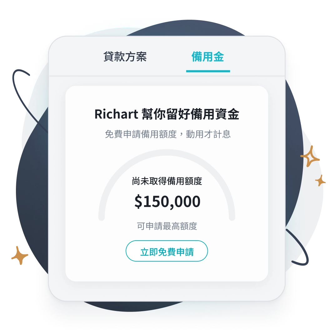 台新銀行 Richart 備用金