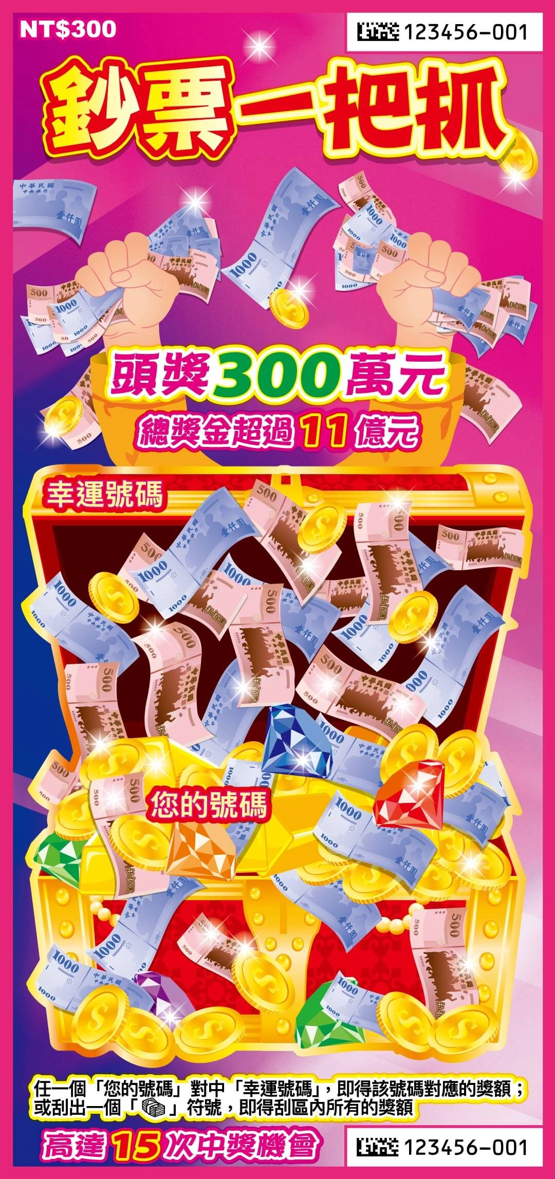 馬年刮刮樂攻略｜鈔票一把抓