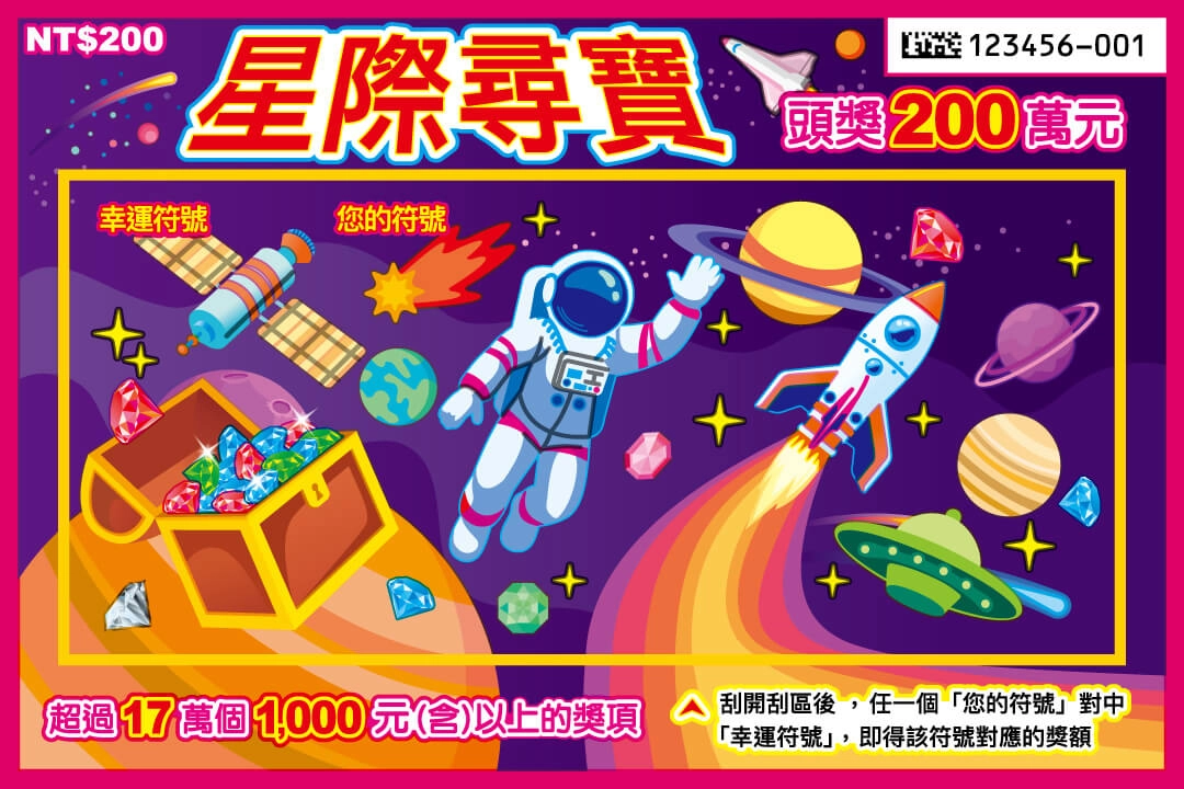 馬年刮刮樂攻略｜星際尋寶