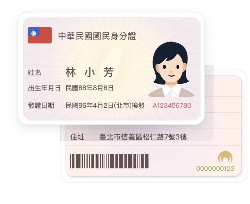 身分證正反面影本
